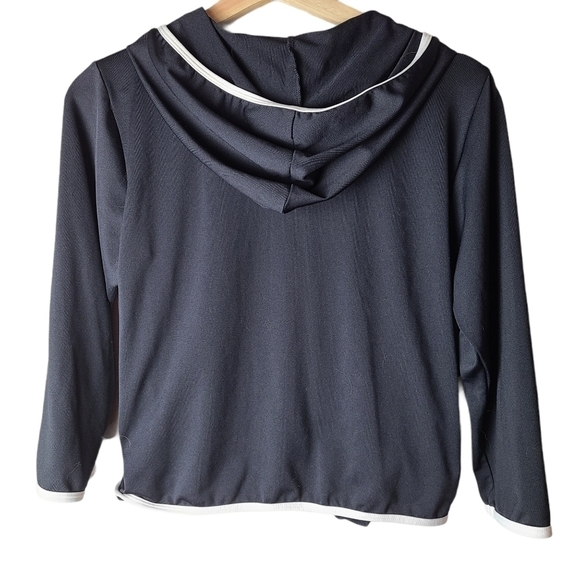 Nike vintage black white long-sleeved  track jacket - Picture 7 of 8